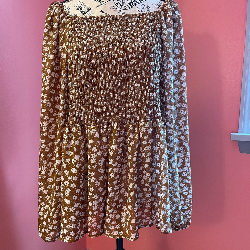 New with tags 1xl See You Out Pepium Top